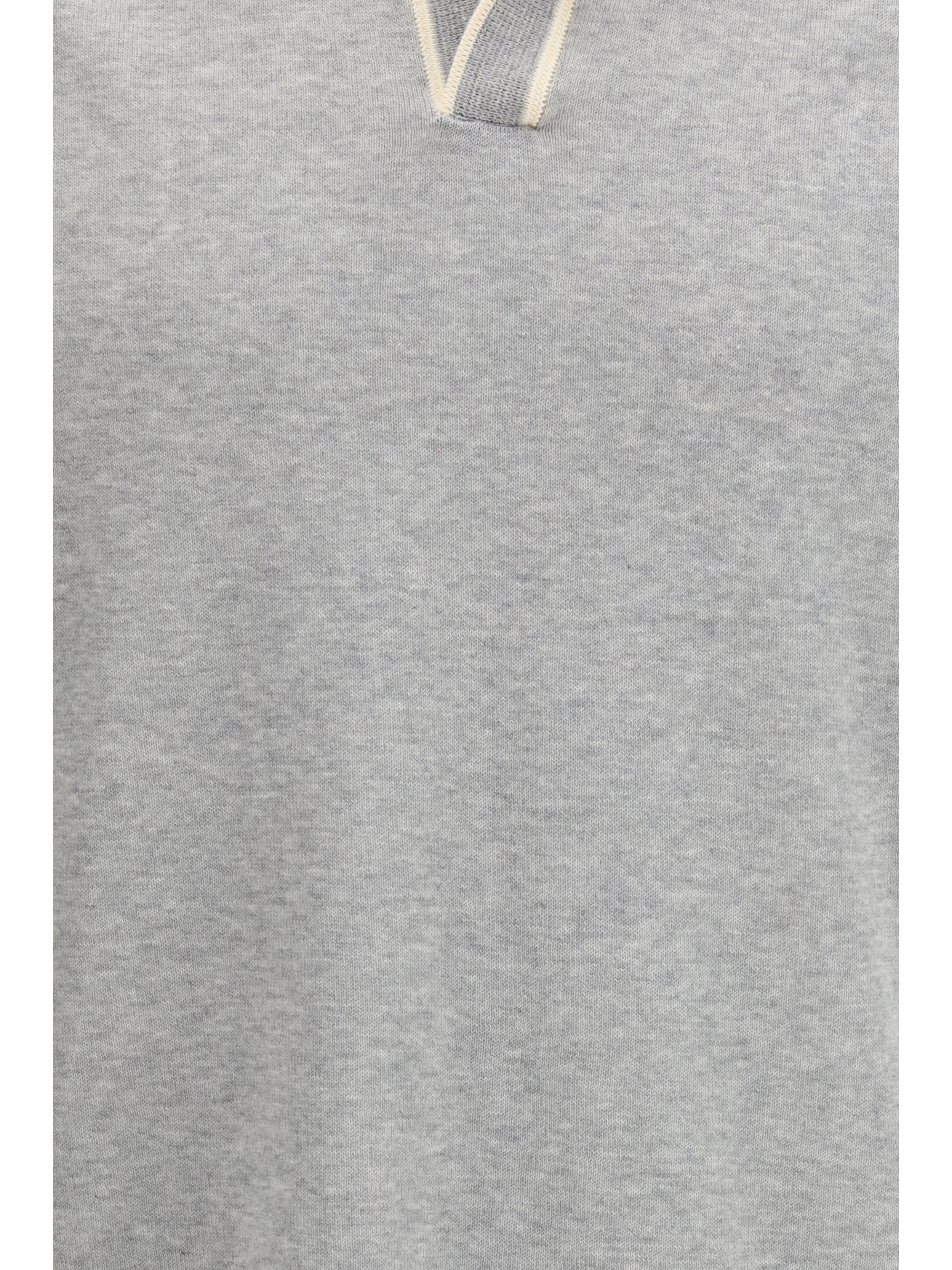 Knitted Polo with short sleeves