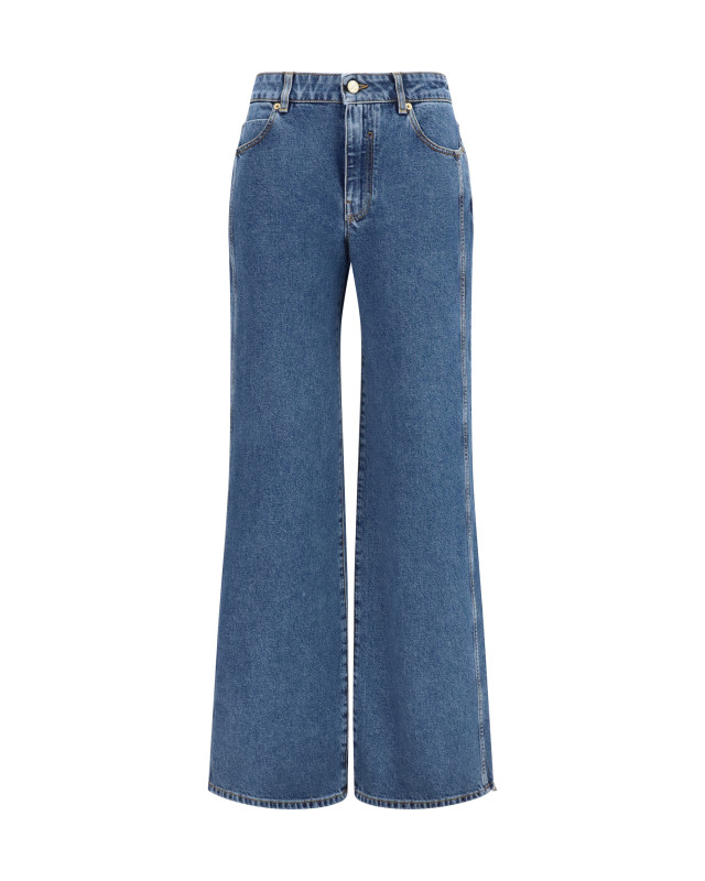 Straight wide-leg Jeans