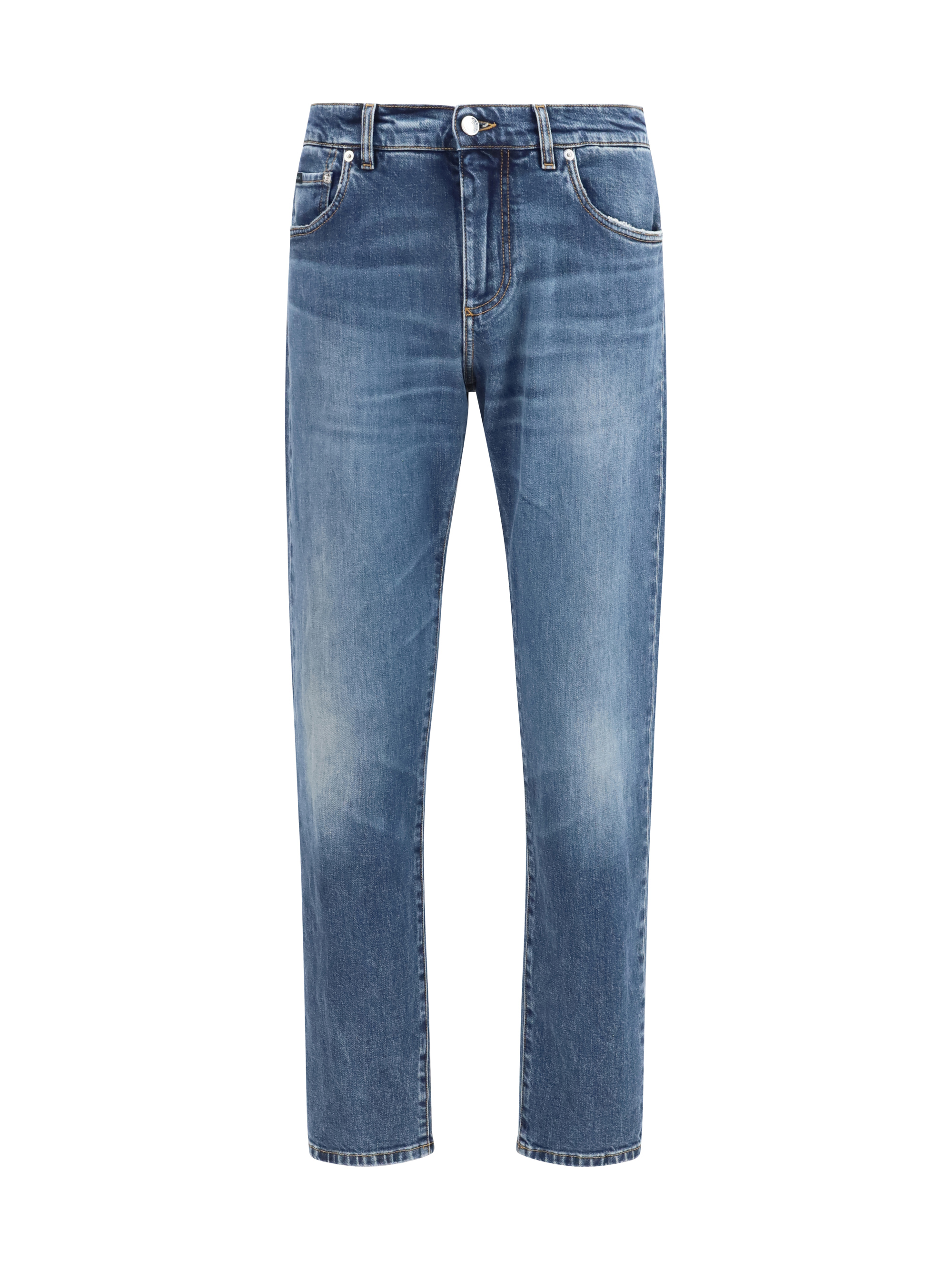 Straight-leg denim Jeans