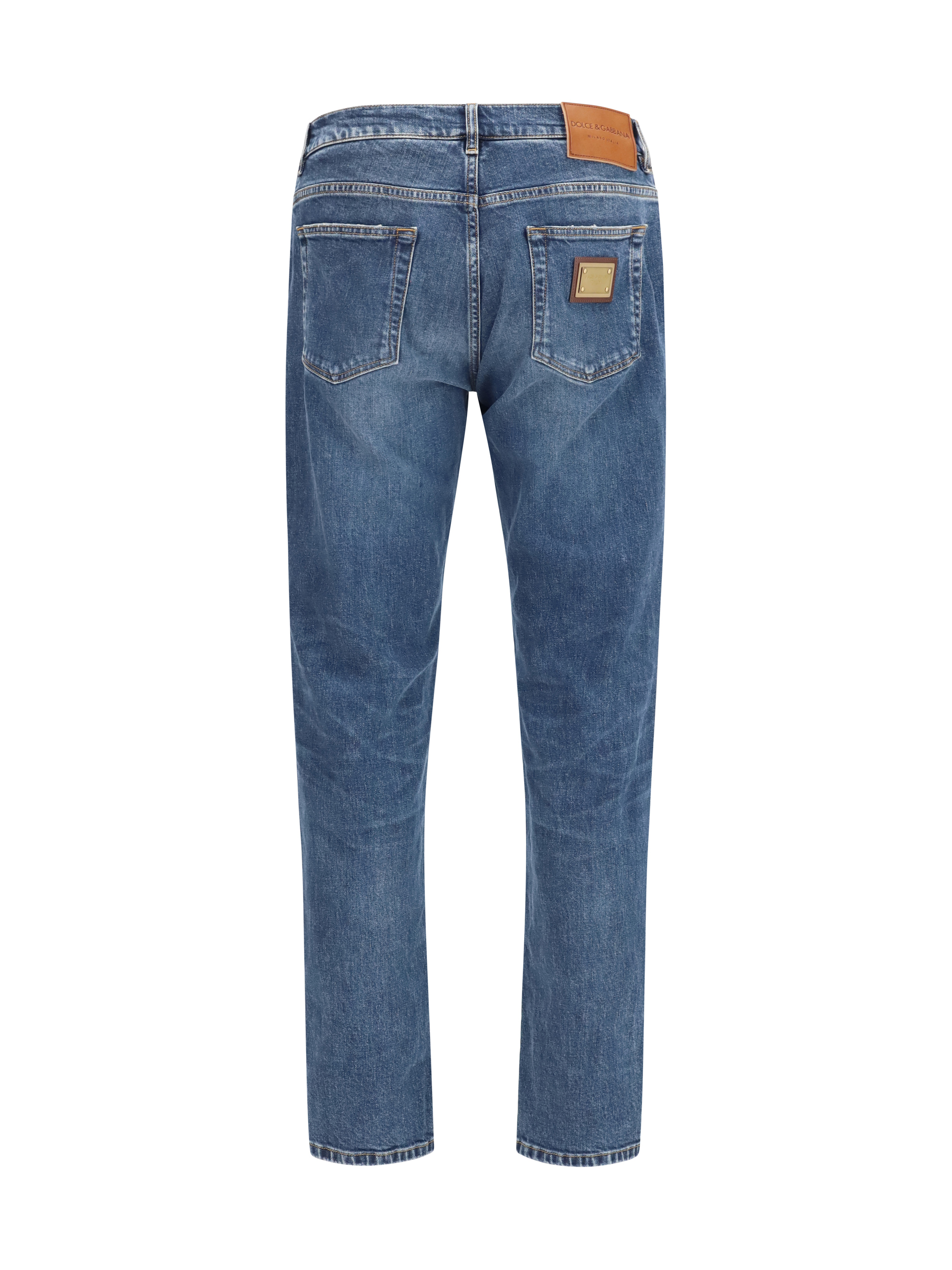 Straight-leg denim Jeans