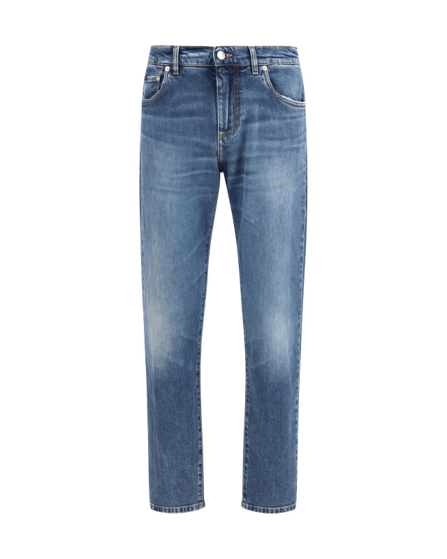 Straight-leg denim Jeans