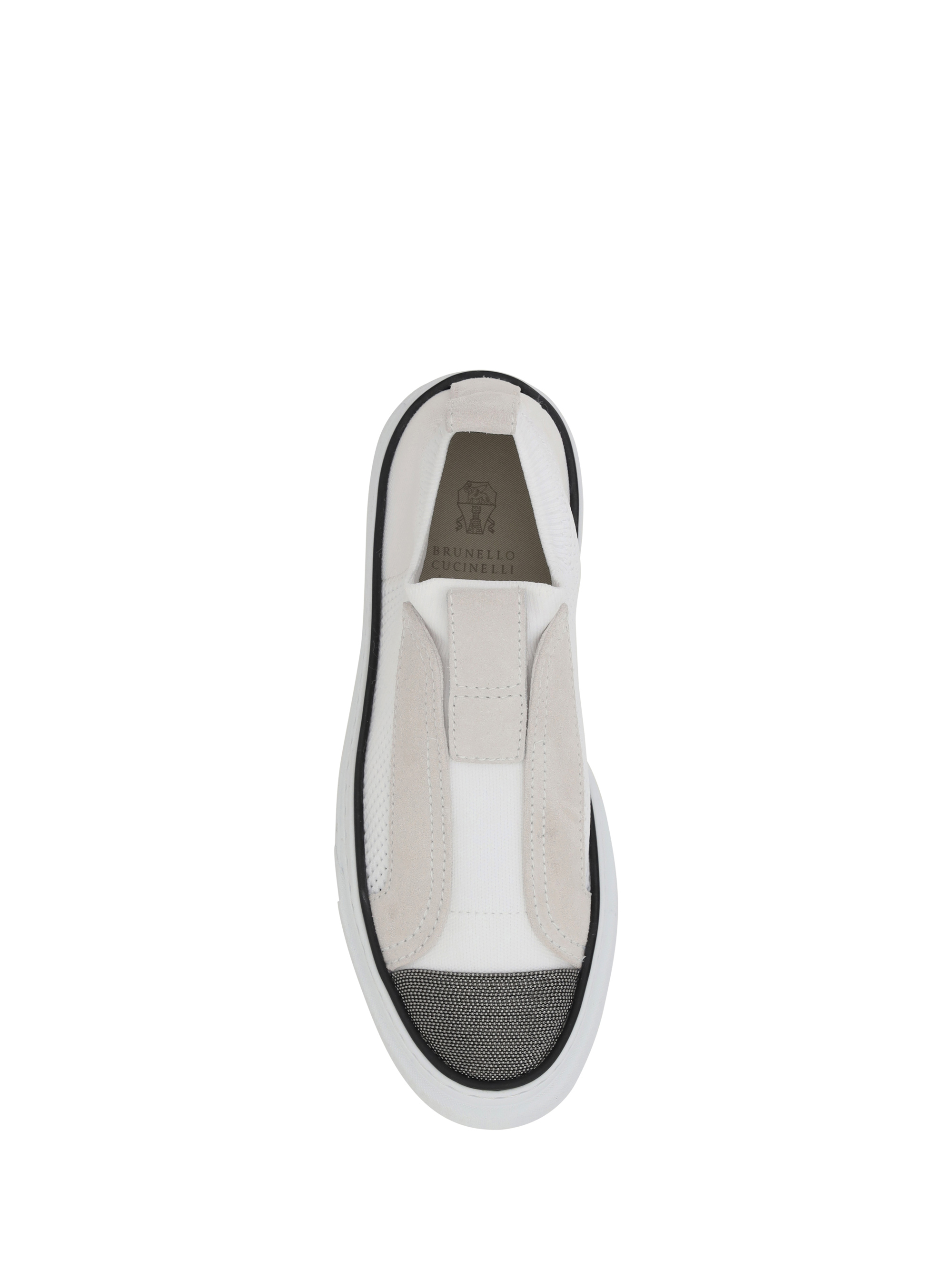 Sneakers with iconic embellishments