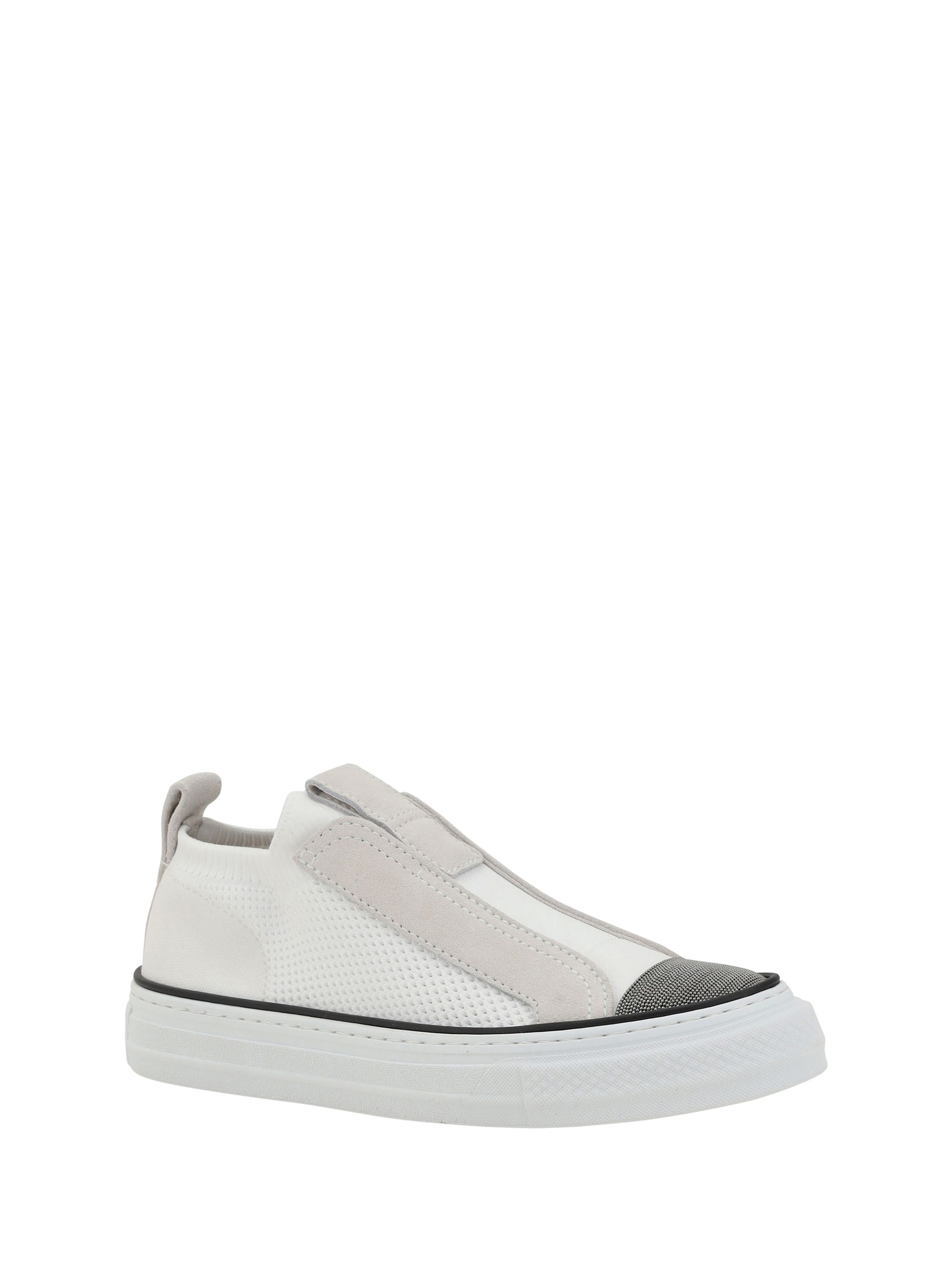 Sneakers with iconic embellishments