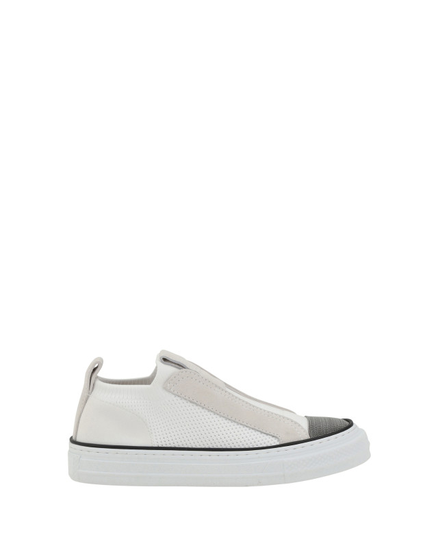 Sneakers with iconic embellishments