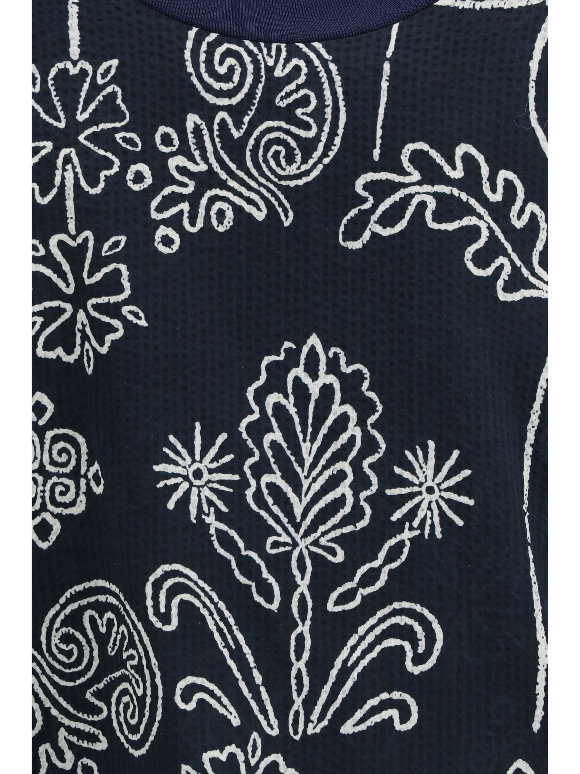 Cotton T-shirt with all over pattern
