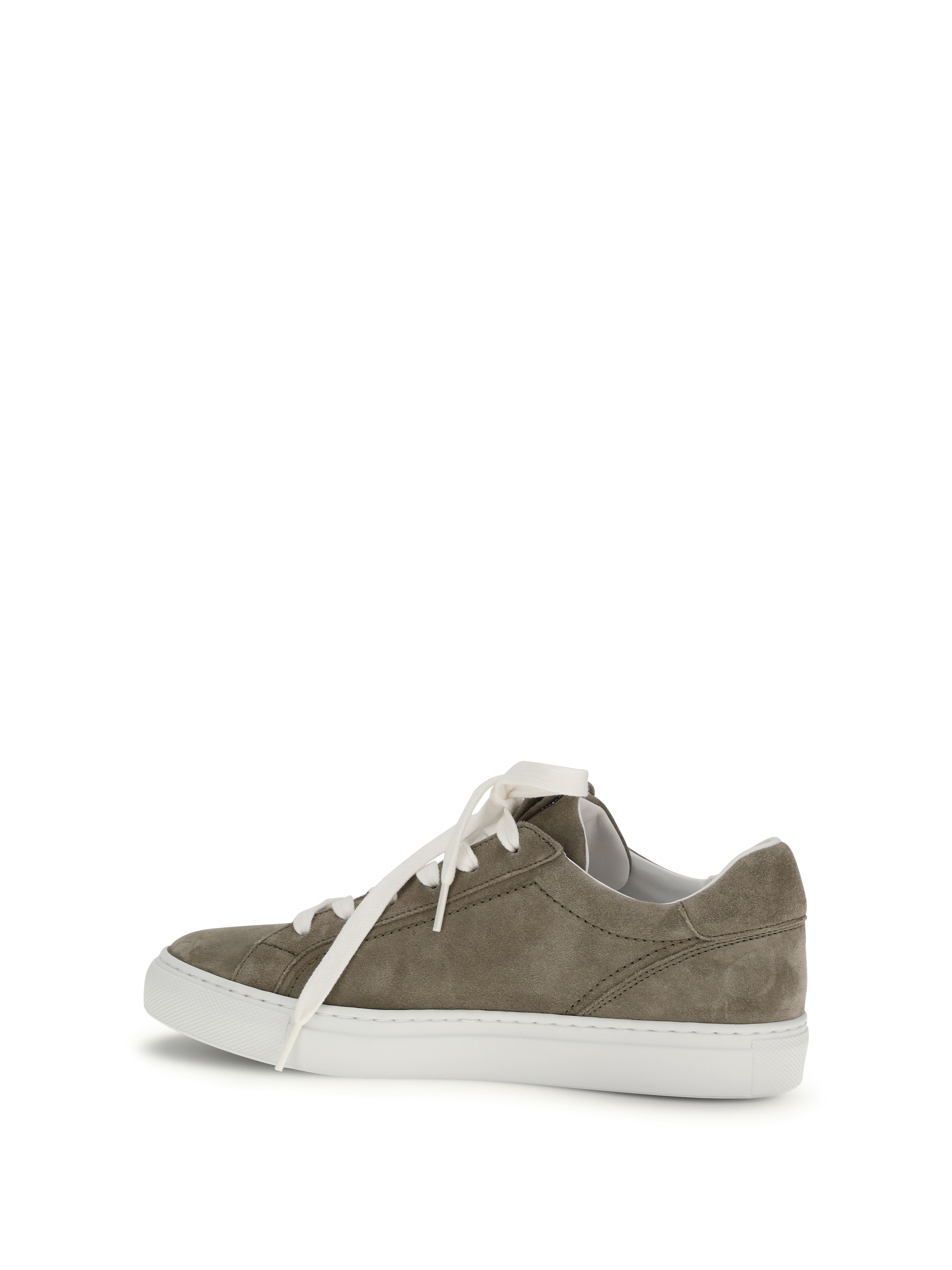 Suede Sneakers with Precious Loop