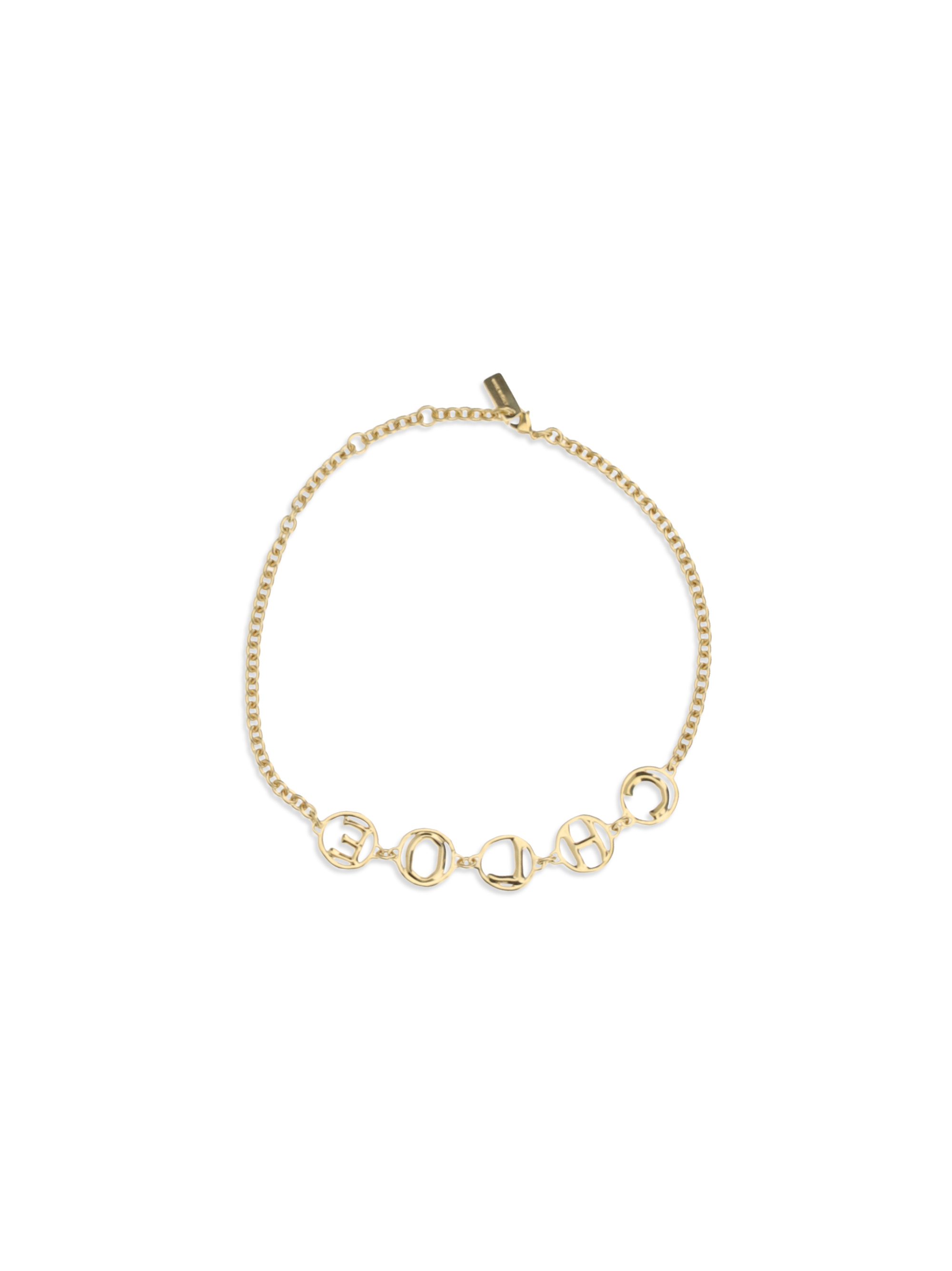 Script choker Necklace