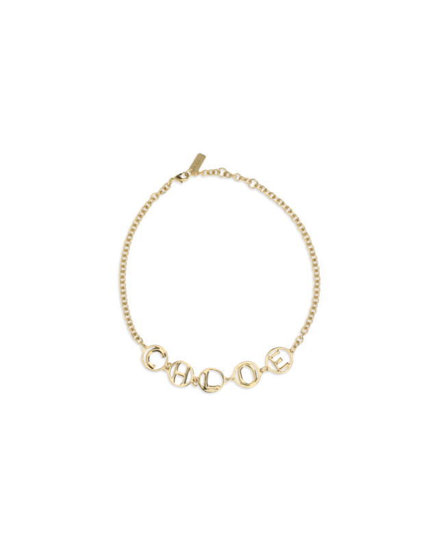 Script choker Necklace