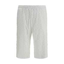 Shorts with all-over monogram