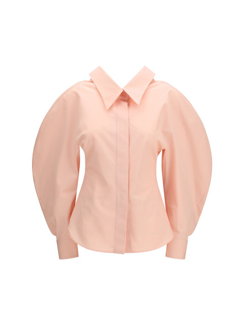Cut-out cotton poplin Shirt