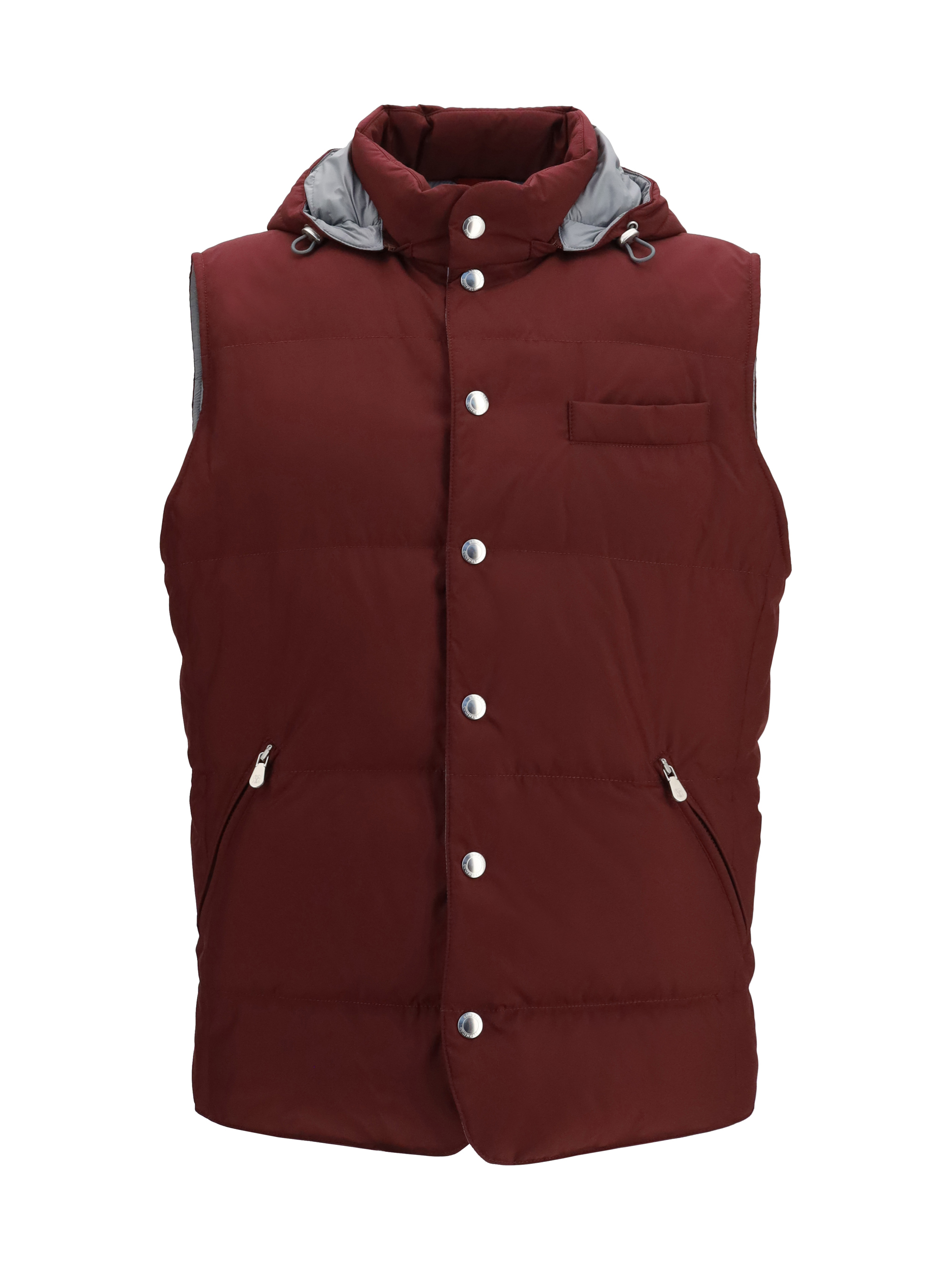Sleeveless hooded Gilet