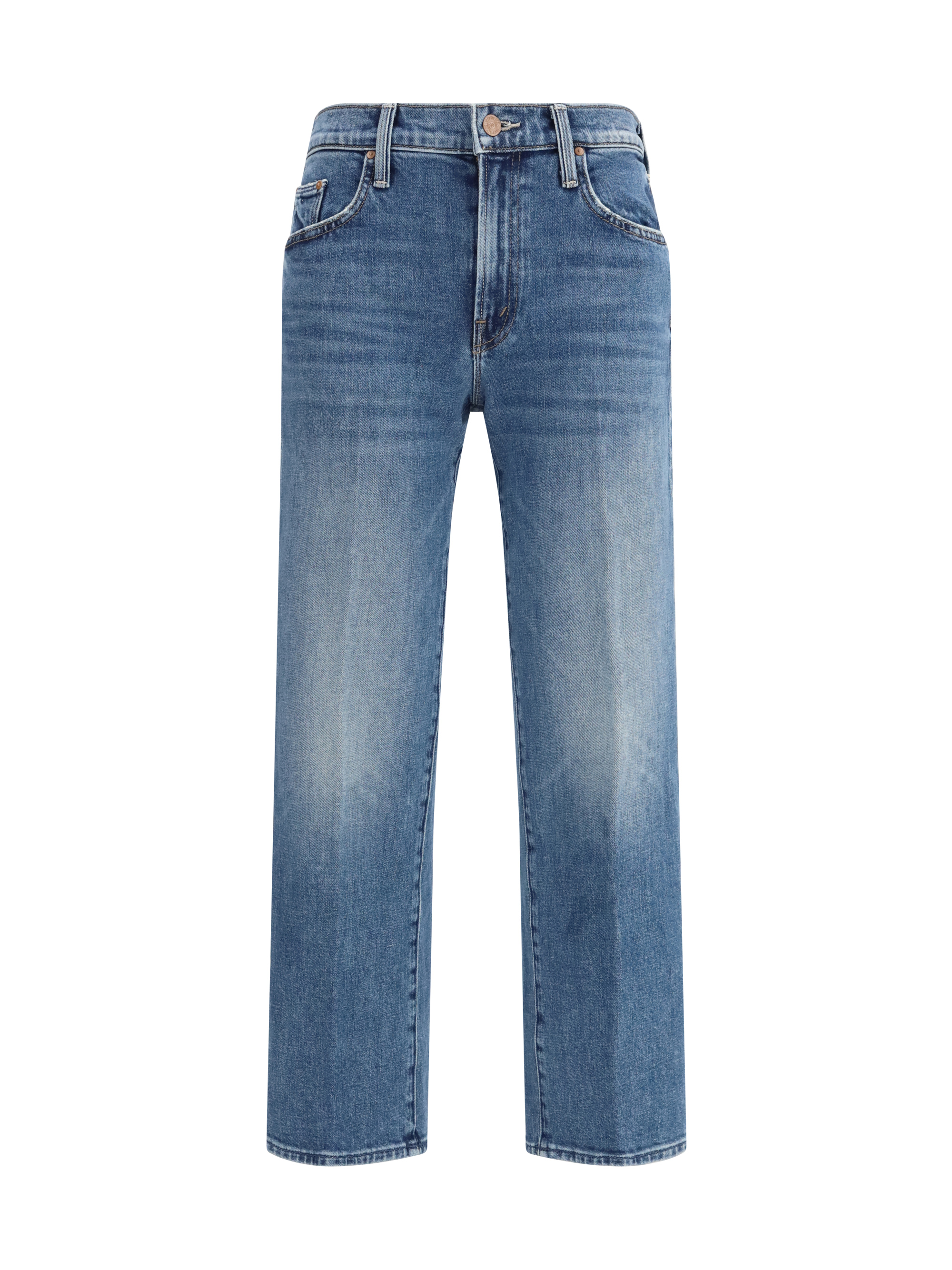 Mid Rise Rambler Zip Ankle Fray Jeans