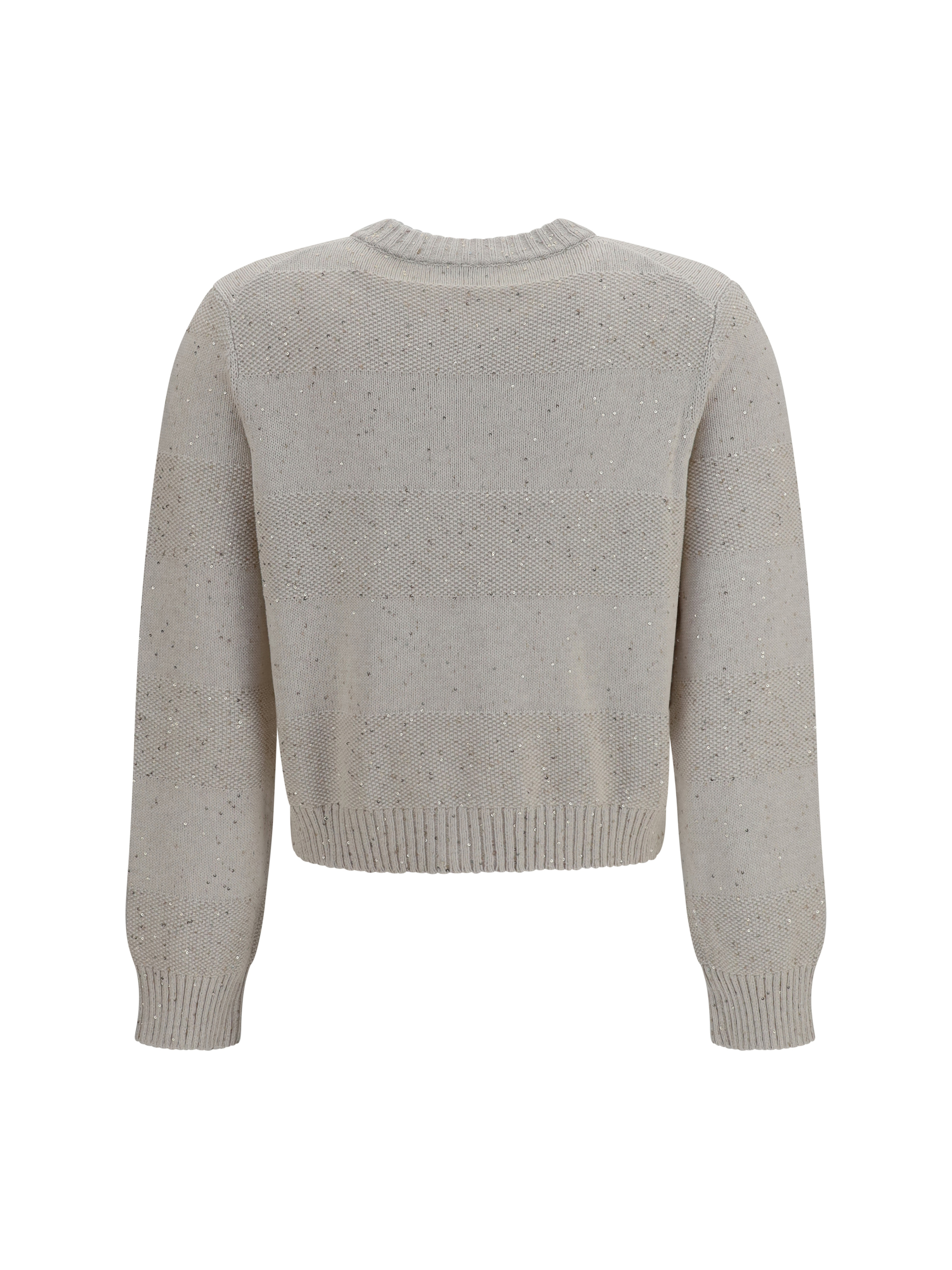 Long-sleeve crewneck cotton Sweater