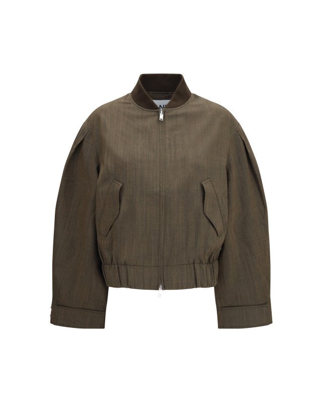 Lightweight wool Bomber Jacket