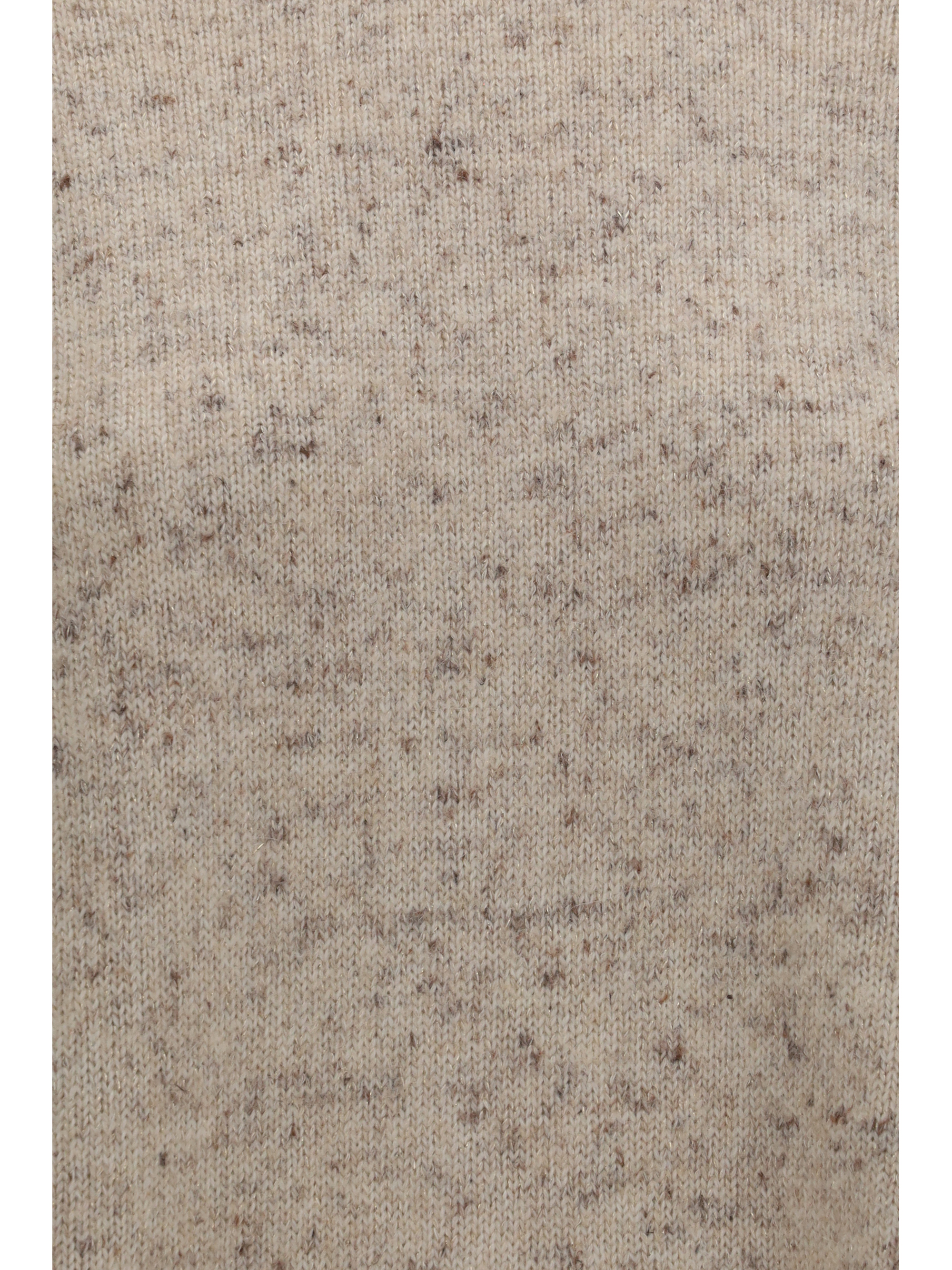 Bouclé yarn Sweater with lurex