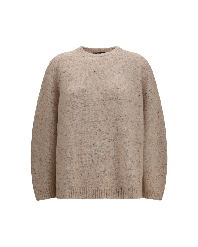 Bouclé yarn Sweater with lurex