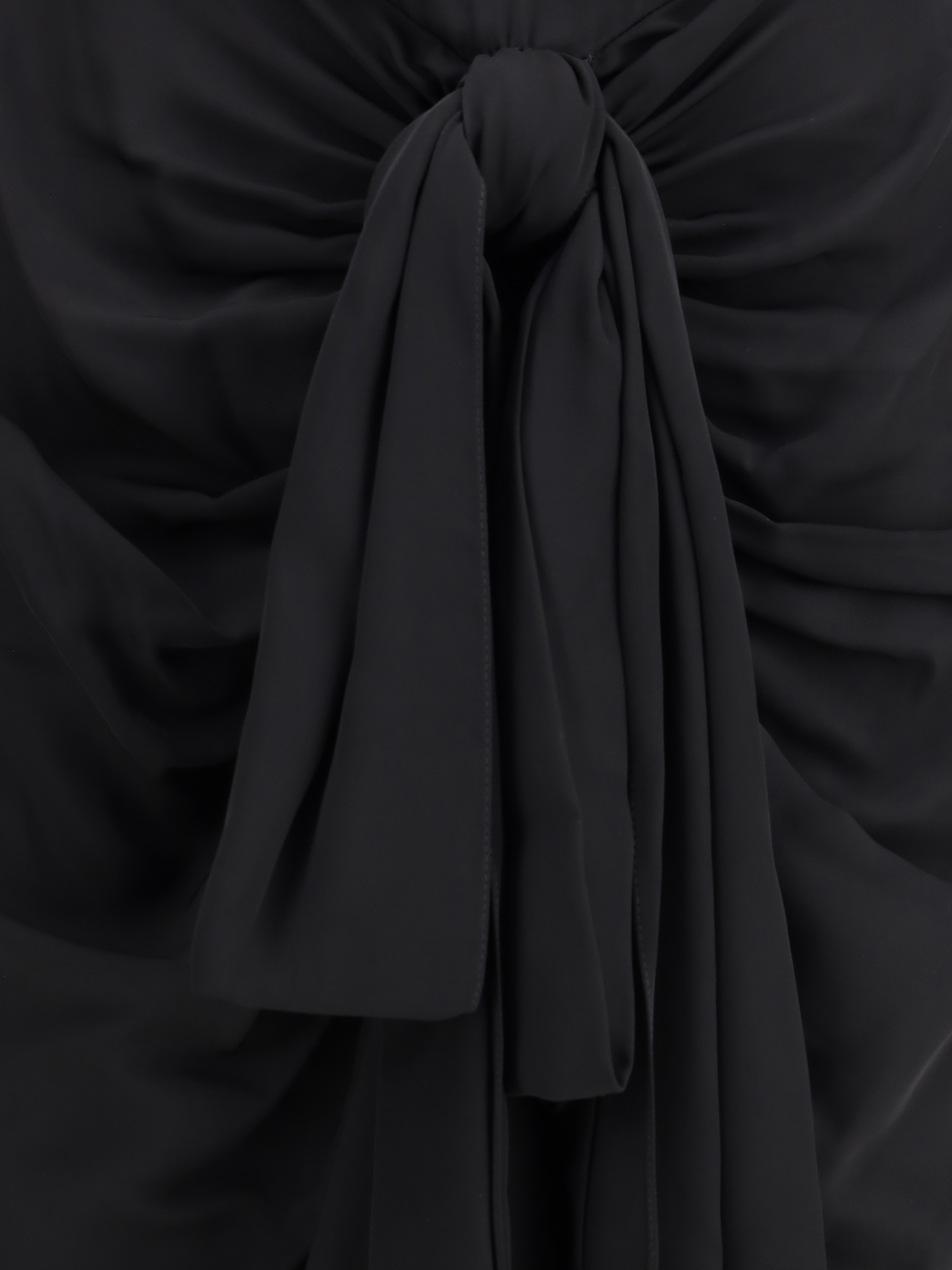 Draped Viscose Dress
