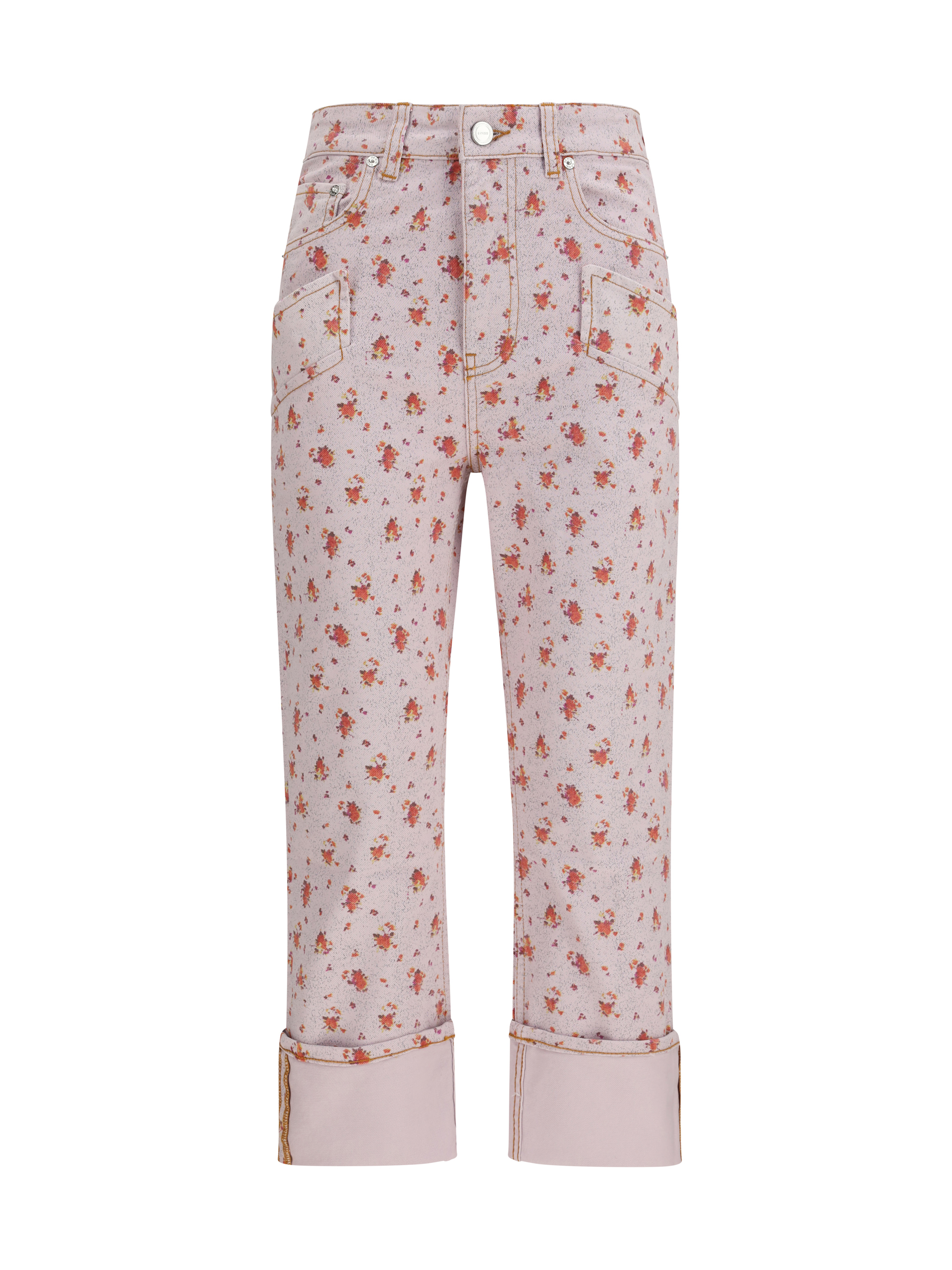 Printed Capri Pants