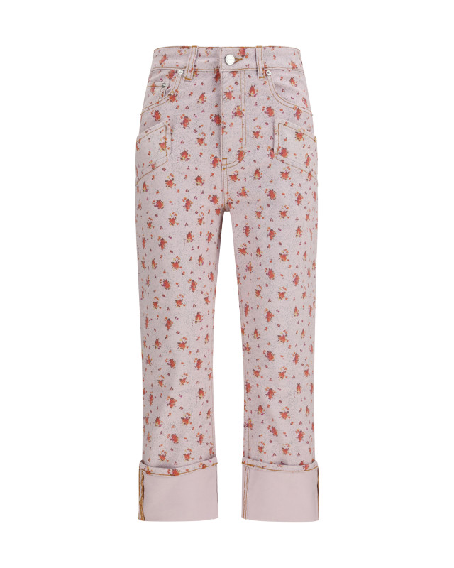 Printed Capri Pants
