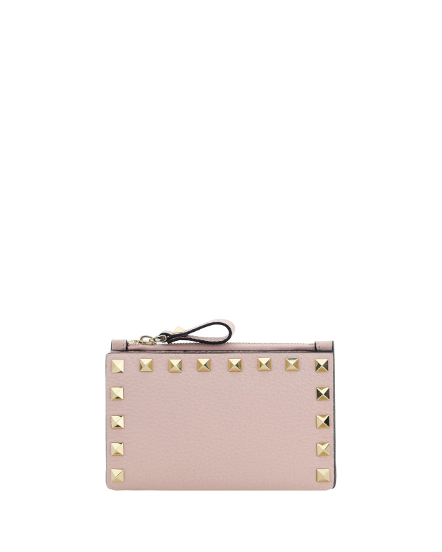 Rockstud zip Card Holder