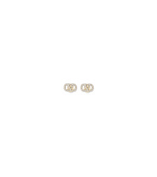 VLogo Signature Earrings in metal and Swarovski crystals