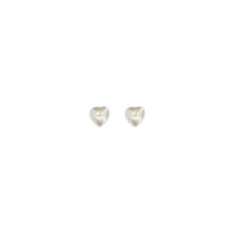 VLogo Signature Earrings in metal and pearls