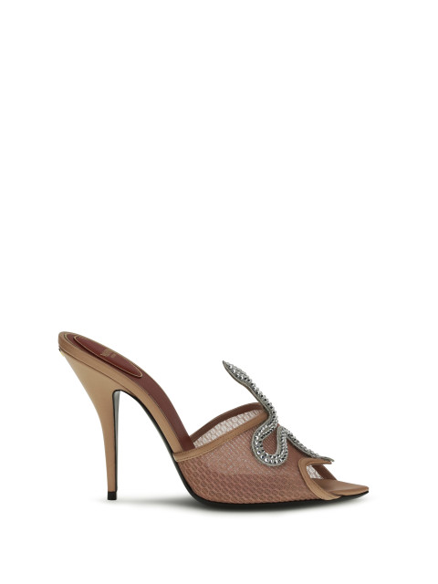 Coeur Vipère Sandals with mesh