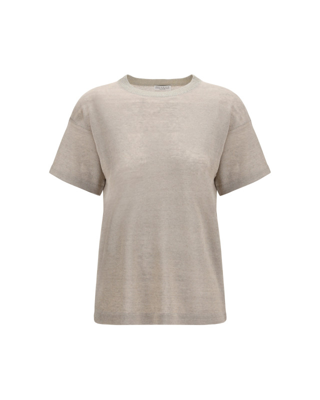 Crewneck short-sleeve T-shirt