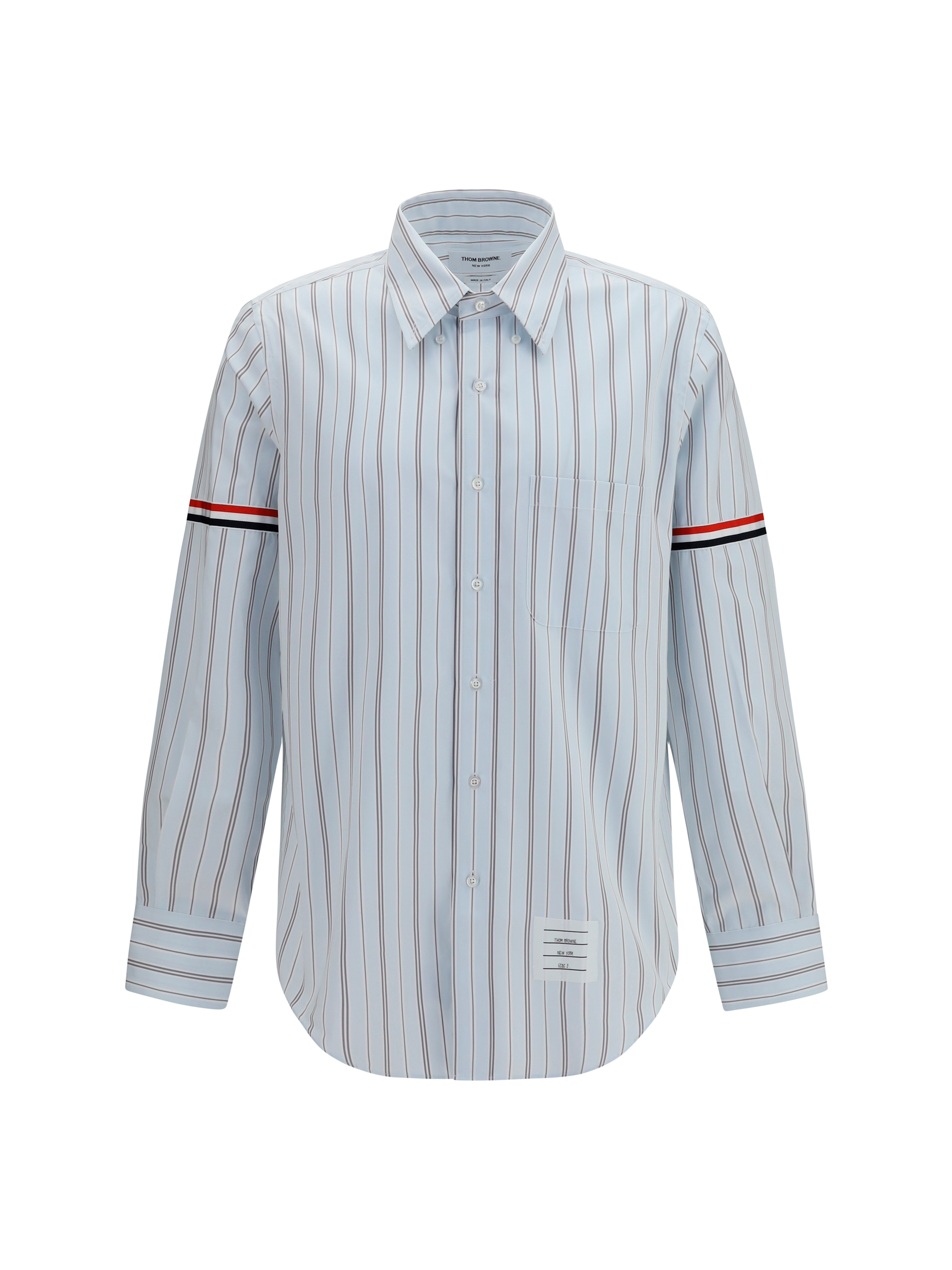 Fine-striped grosgrain poplin Shirt