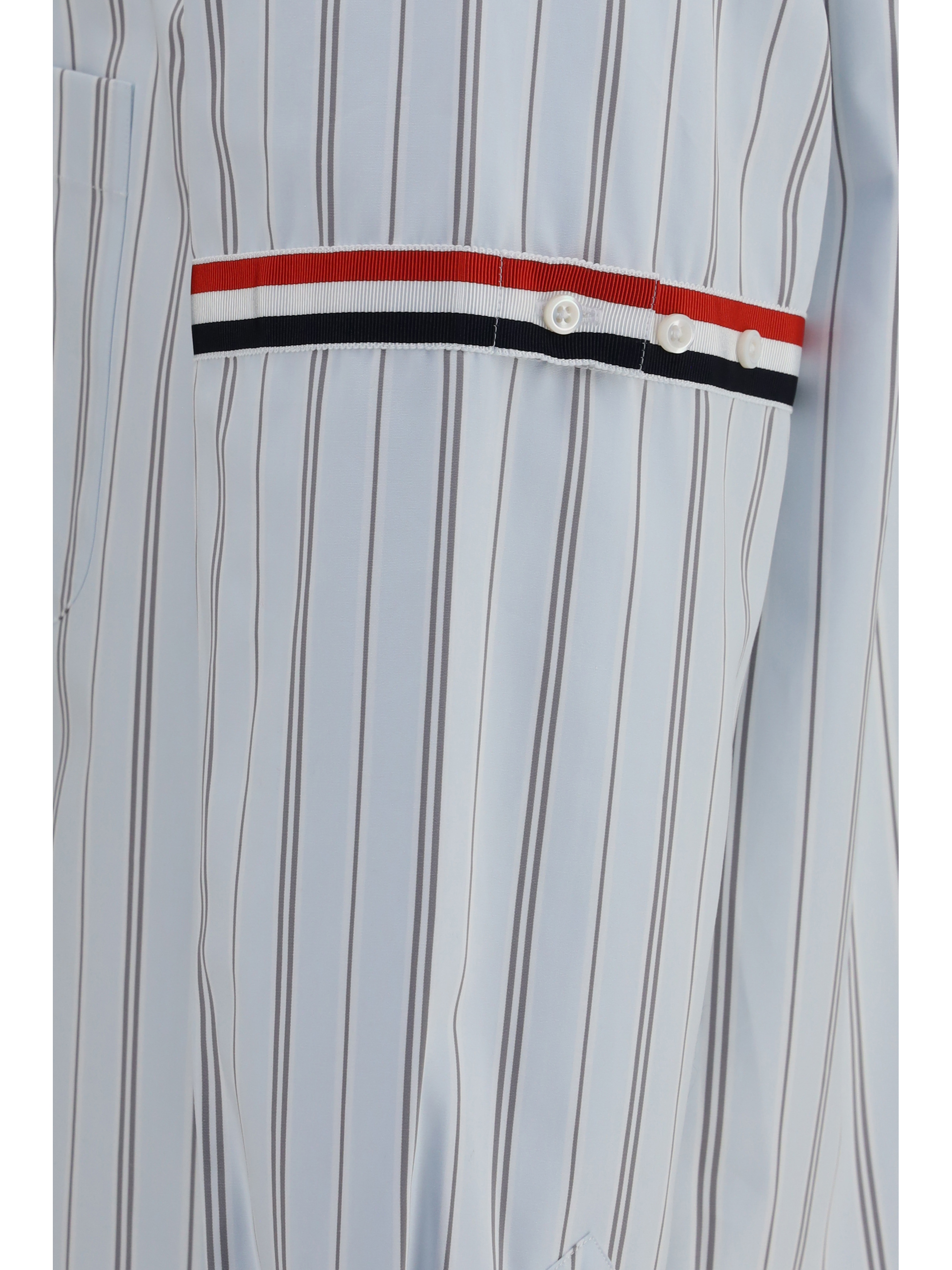Fine-striped grosgrain poplin Shirt