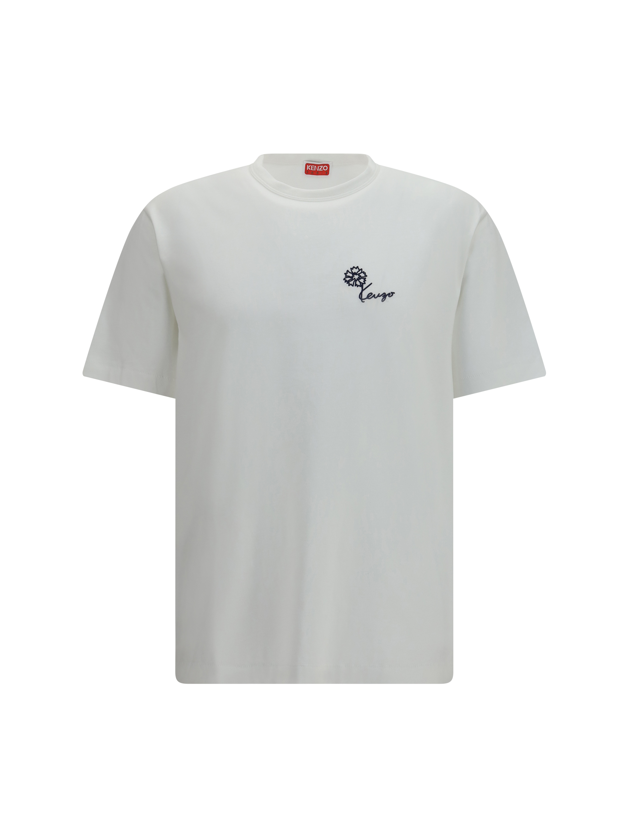 Kenzo Tulip embroidered cotton T-shirt
