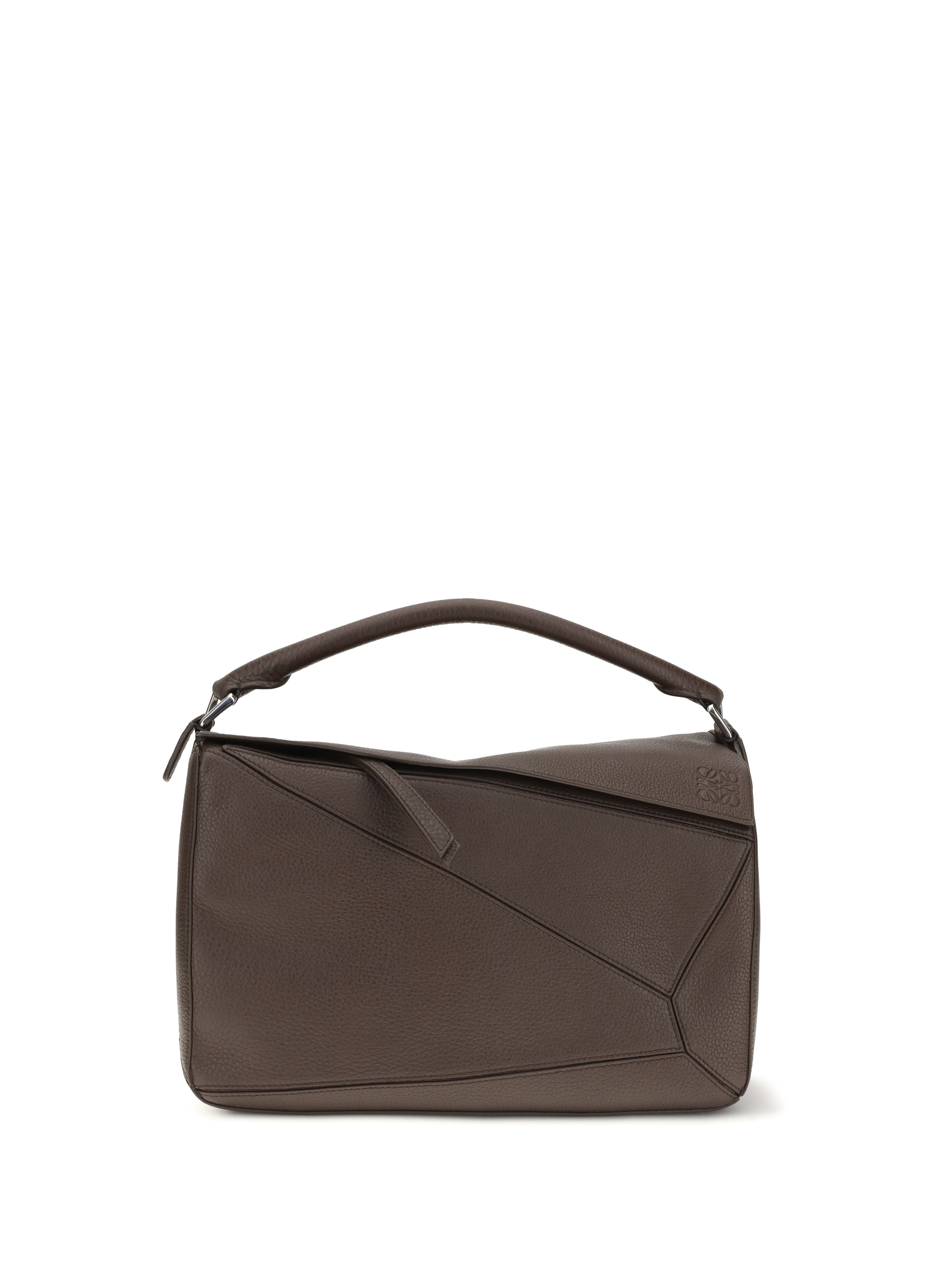 Large Puzzle Bag in garnet calfskin