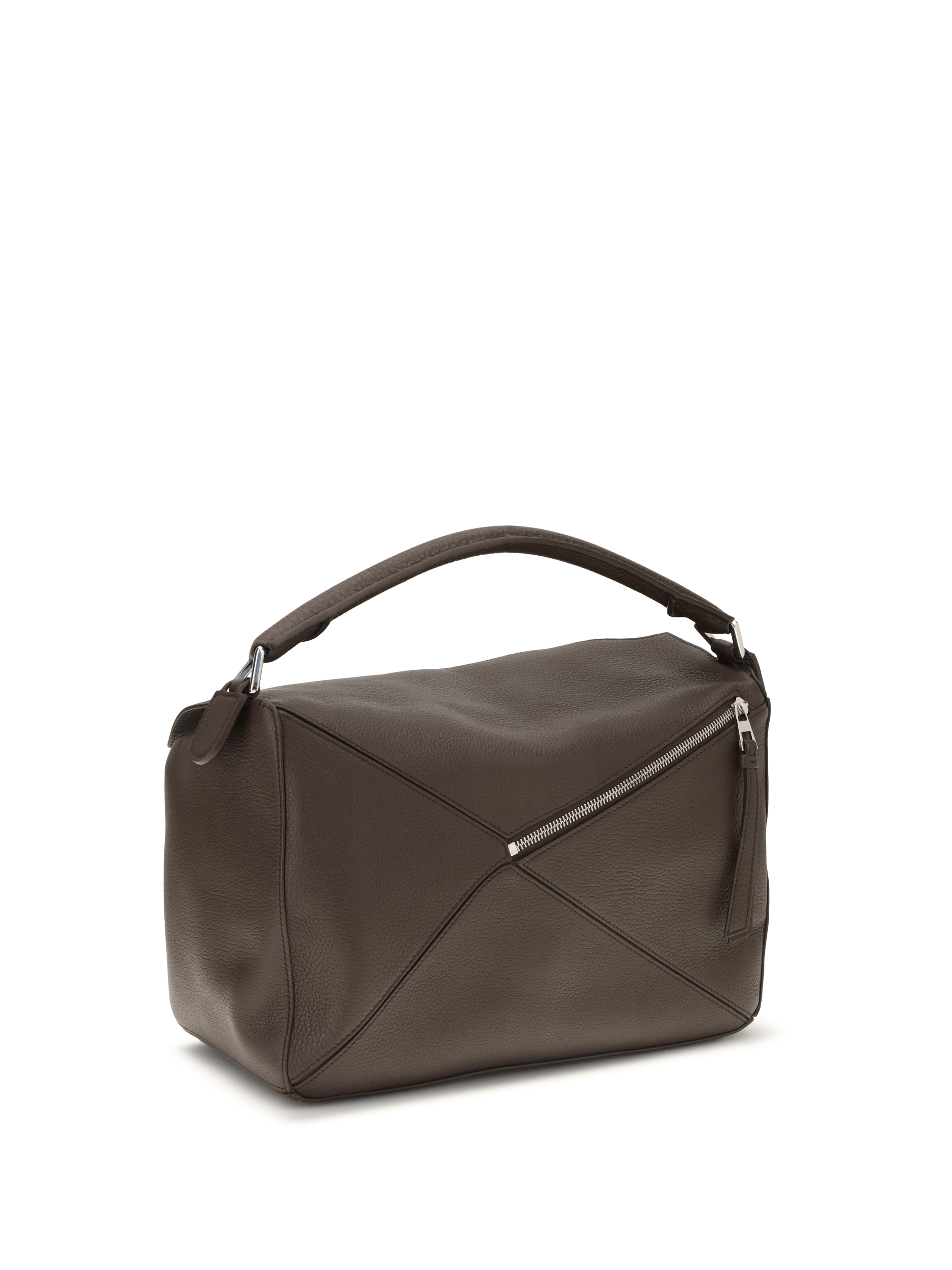 Large Puzzle Bag in garnet calfskin