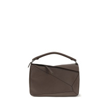 Large Puzzle Bag in garnet calfskin