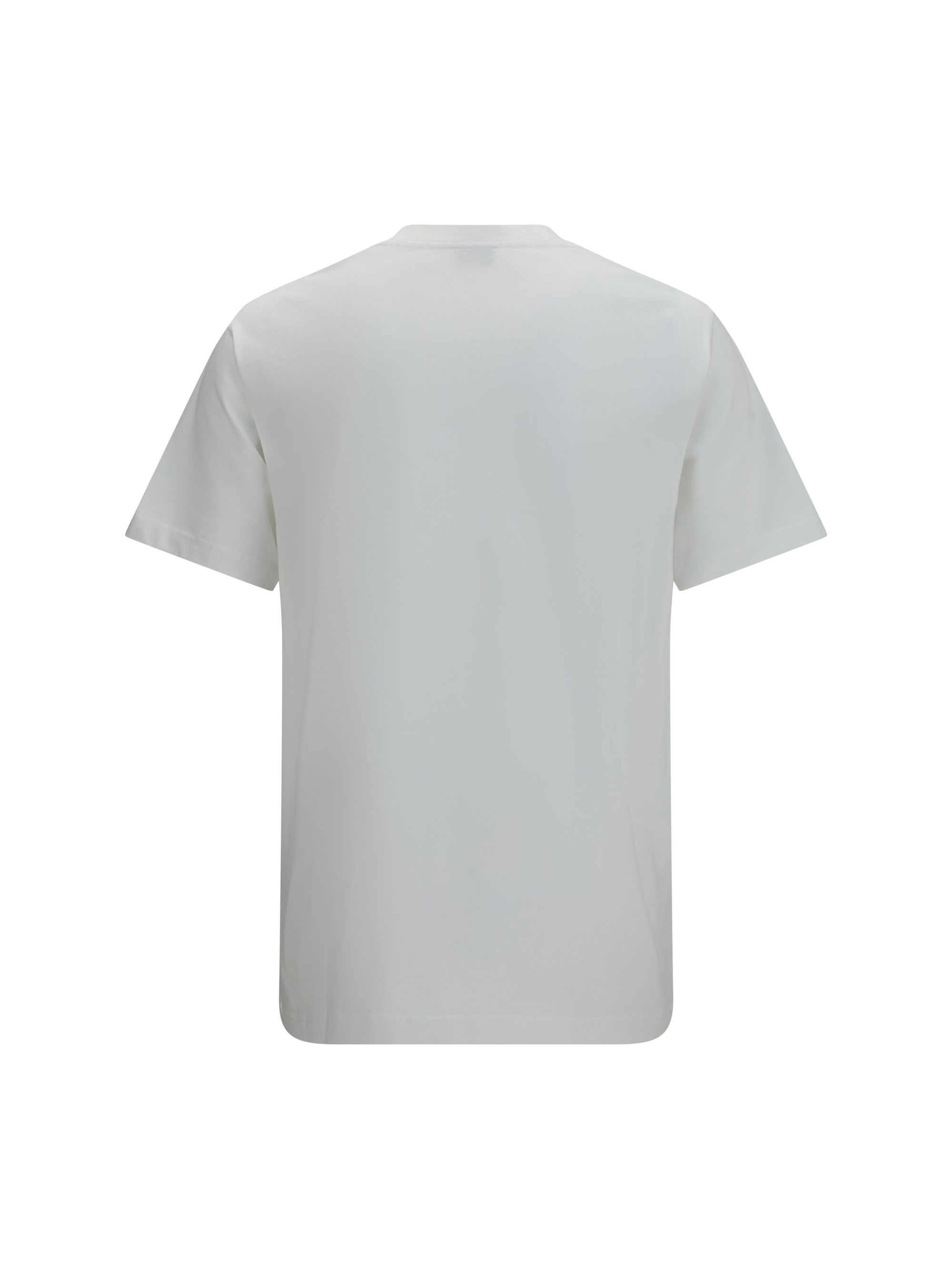 Embroidered signature cotton T-shirt