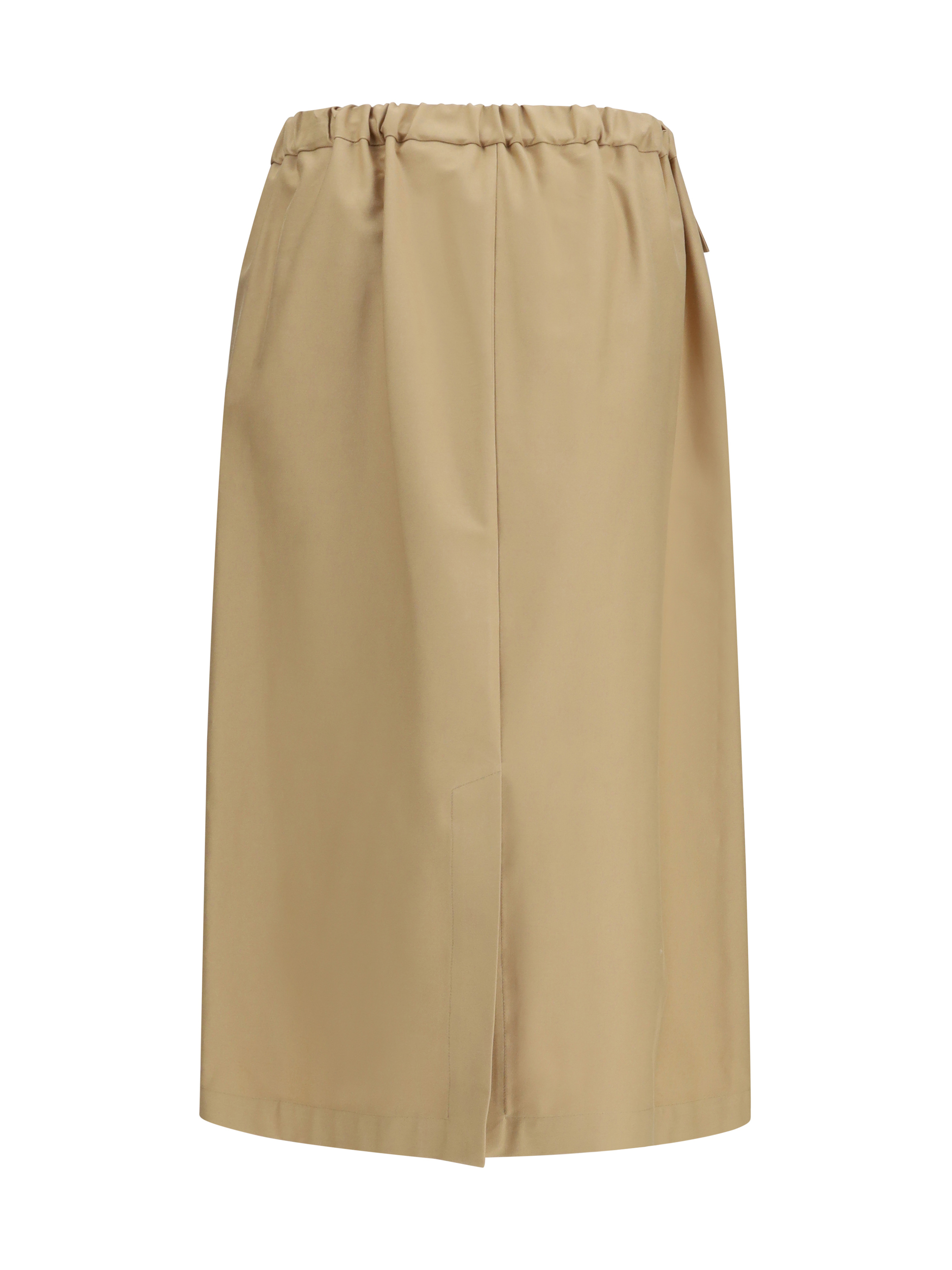 Cotton midi Skirt