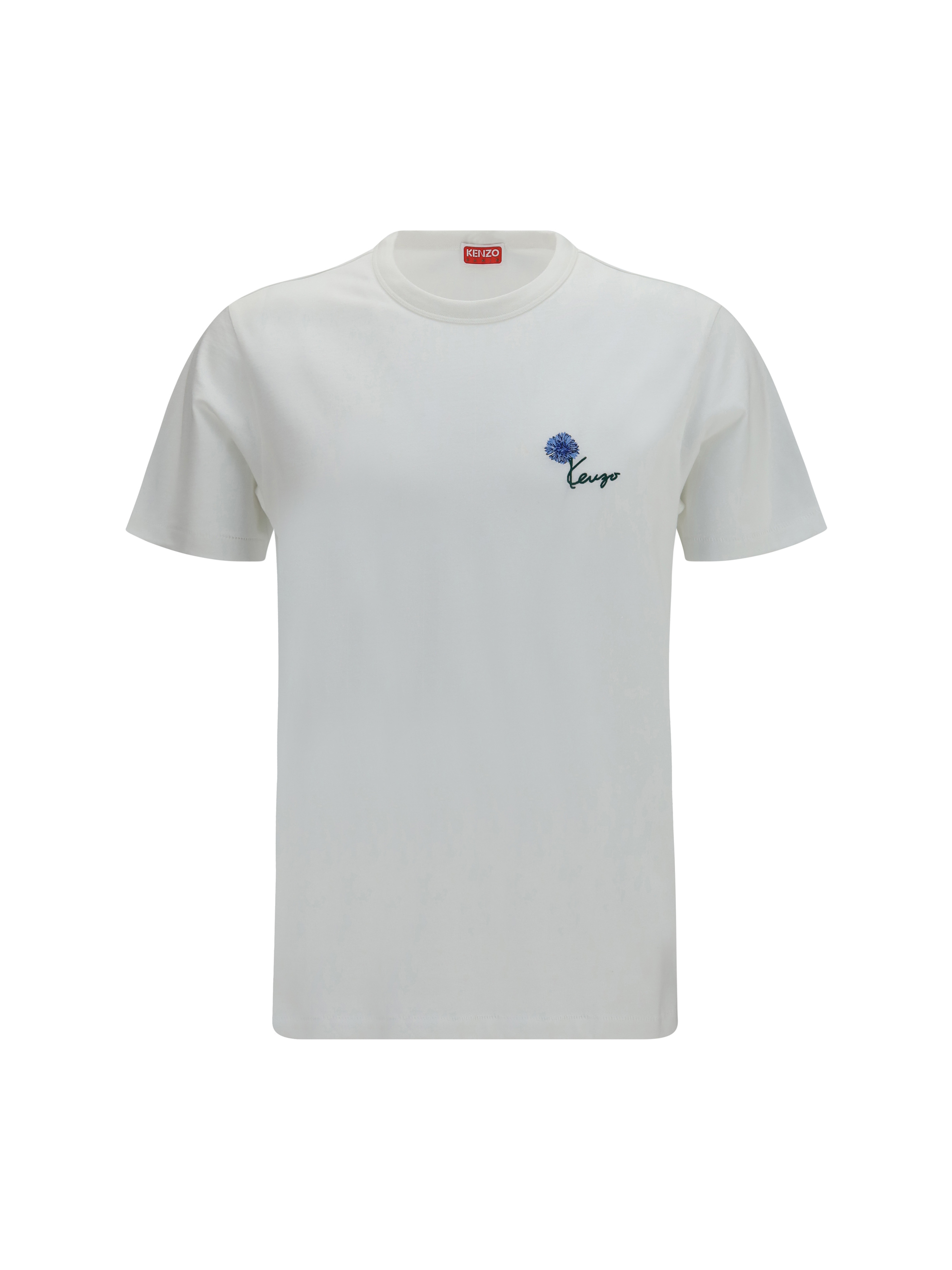 Kenzo Tulip embroidered cotton T-shirt