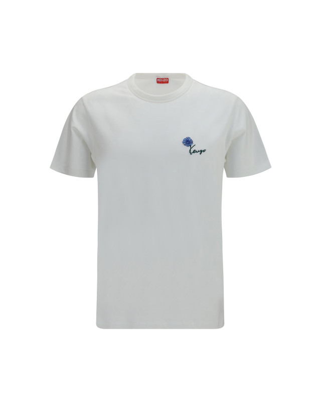 Kenzo Tulip embroidered cotton T-shirt