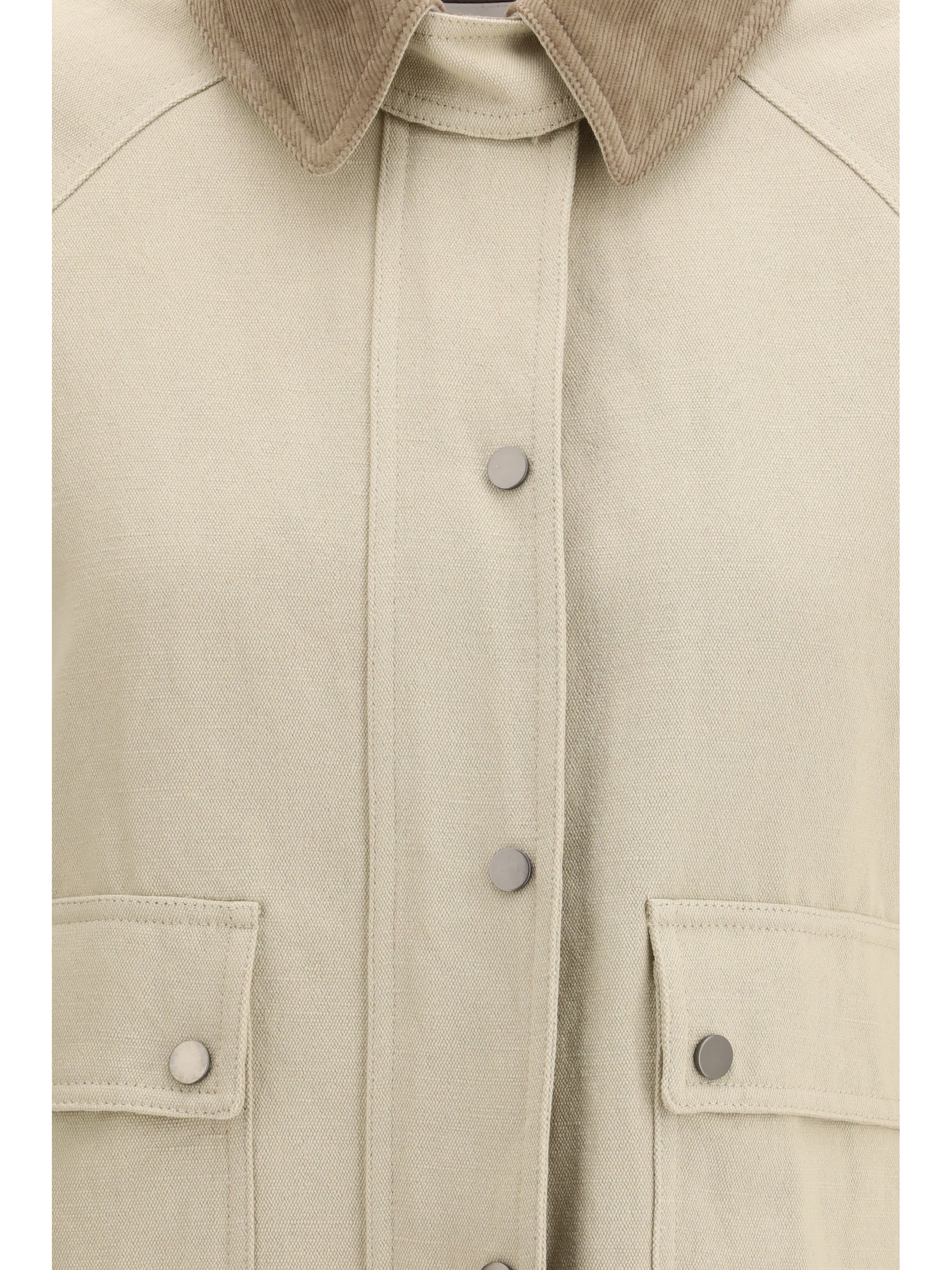 Cotton-linen canvas Jacket