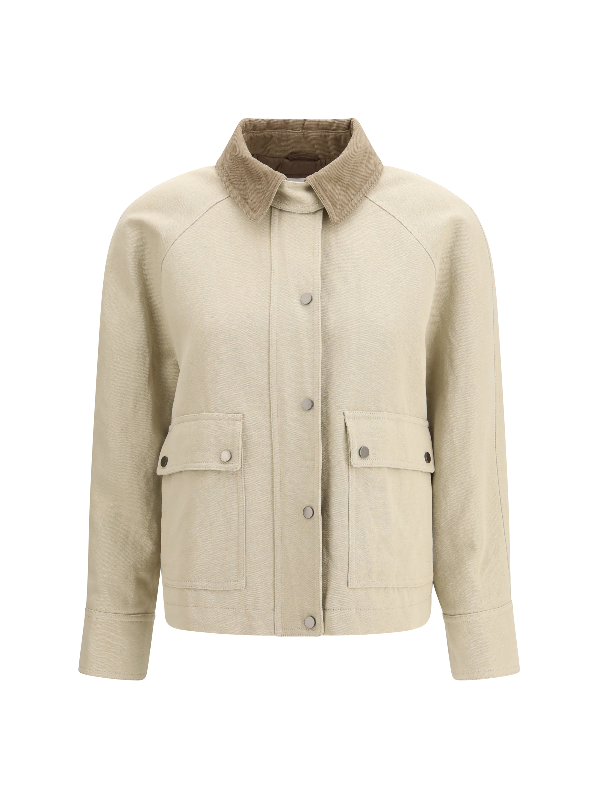 Cotton-linen canvas Jacket