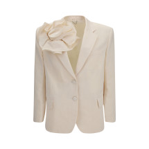 Floral cotton and silk Blazer