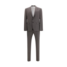 Single-breasted wool-blend Suit