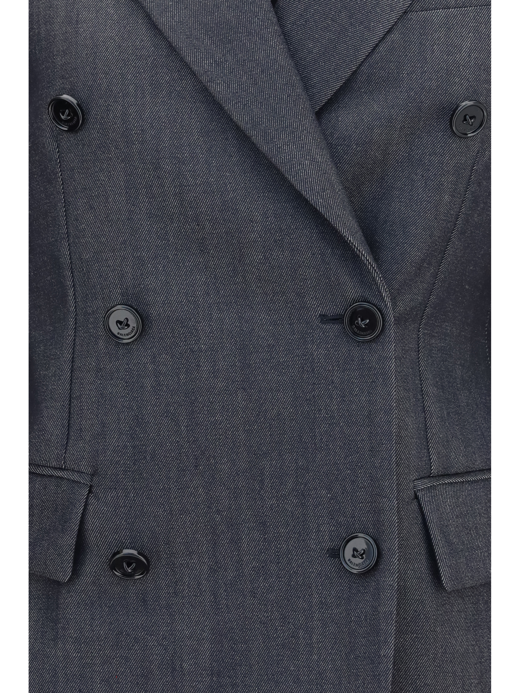 Double-breasted wool Blazer