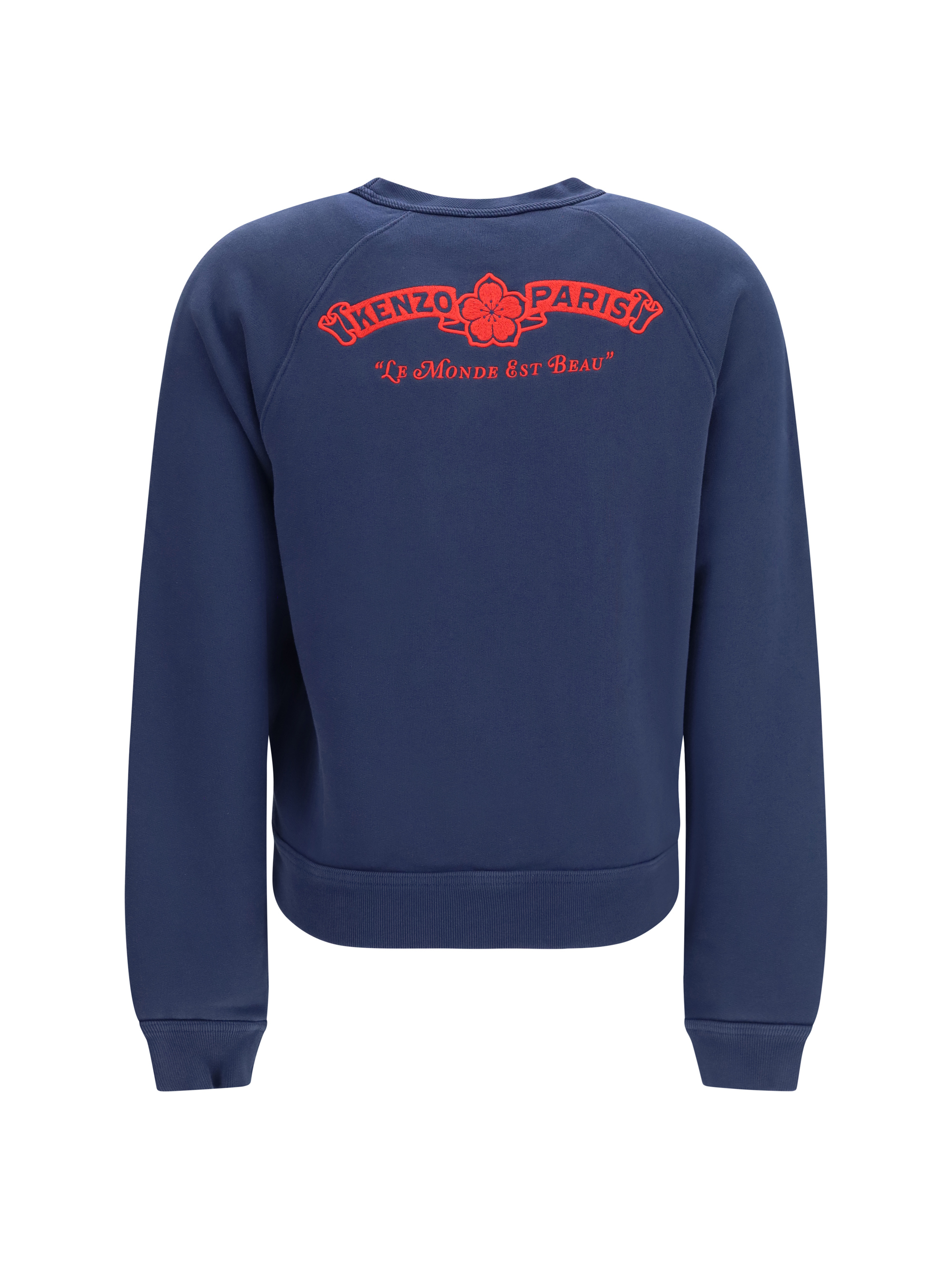 Kenzo Paris Emblem embroidered cotton Sweatshirt