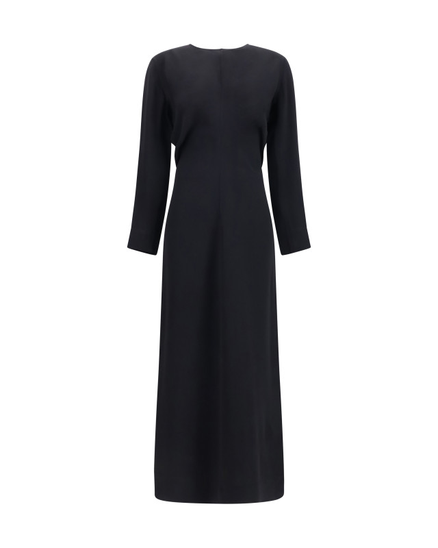 Long-sleeve low-waist Dress