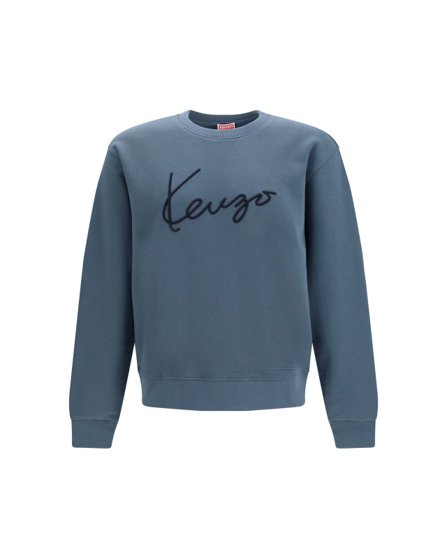 Kenzo signature embroidered cotton Sweatshirt