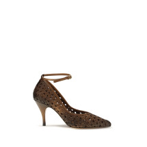 Woven leather Pumps
