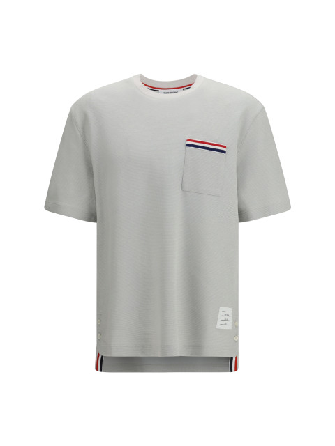 Short-sleeve cotton-linen T-shirt