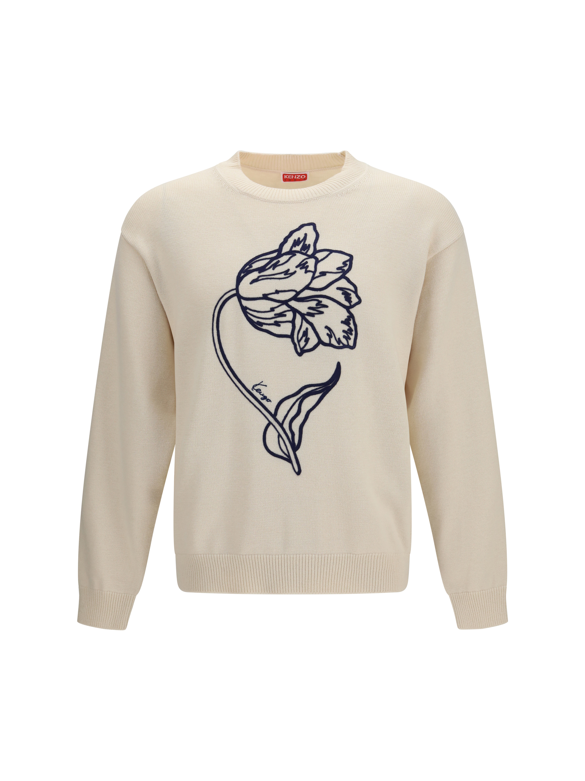 Kenzo Tulip wool and cotton Sweater
