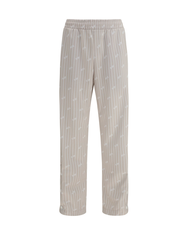 All-over logo pinstripe track Pants